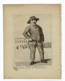 Portrait of 'Mad Jack of Margate'
