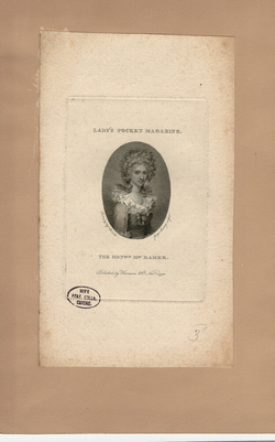 Portrait of the Hon. Mrs Damer