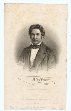 Portrait of A. B. Roman