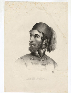 Portrait of the Ottoman governor and commander Omar Pasha