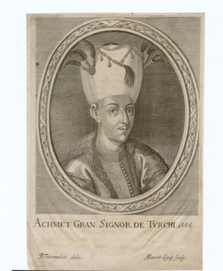 Portrait of the Ottoman Sultan Ahmed I (Achmet)