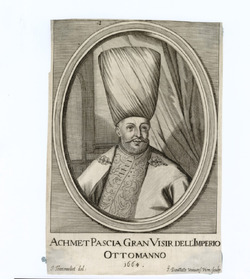 Portrait of the Ottoman Grand Vizier Köprülüzade Fazıl Ahmed Pasha (Achmet Pascia)
