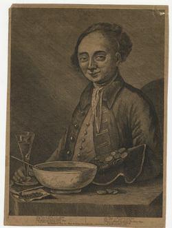 Portrait of an unidentified naval figure