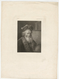 Portrait of an old bearded man