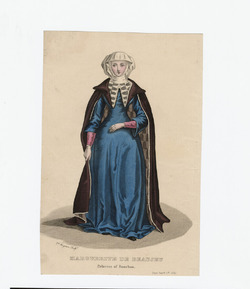 Portrait of Marguerite de Beaujeu