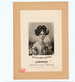 Portrait of Auguste von Harrach, Princess of Liegnitz