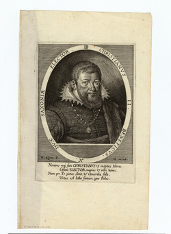 Portrait of Christian II of Saxony