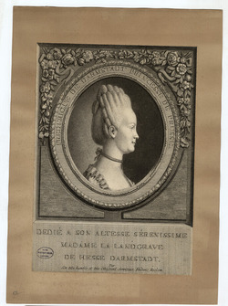 Portrait of Frederike von Darmstadt
