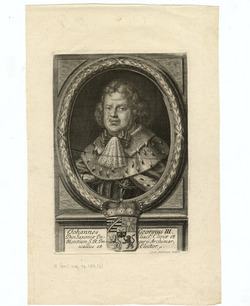 Portrait of John George III of Saxony