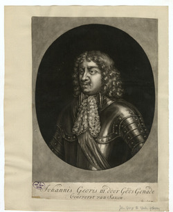 Portrait of John George III of Saxony