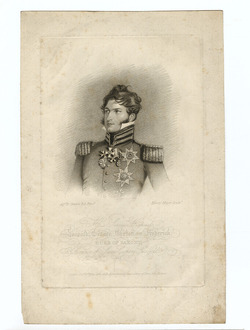 Portrait of Leopold of Saxe Cobourg Saalfeld