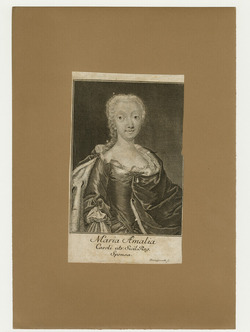 Portrait of Queen MAria Amalia