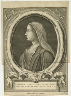 Portrait of Philiberta of Savoy