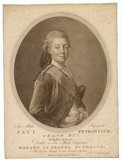 Portrait of Grand Duke Paul Petrovich