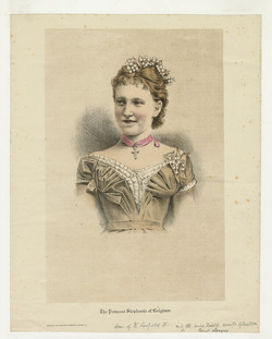 Portrait of Princess Stephanie of Belgium
