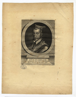 Portrait of Cardinal L. de Lorraine