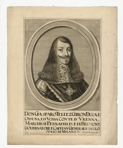 Portrait of duke Gasparo d' Ossuna