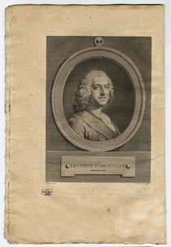 Portrait of Marc-Pierre de Voyer de Paulmy, comte d'Argenson