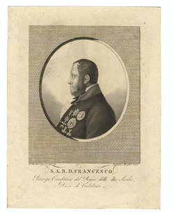Portrait of Francesco I de Bourbon, King of the Two Sicilies