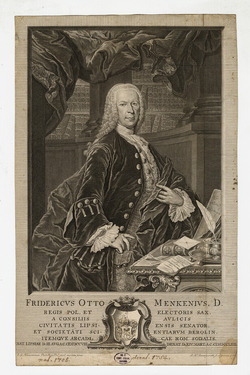 Portrait of F. O. Menkenius