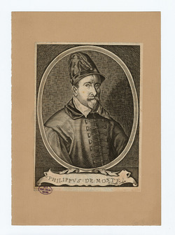 Portrait of P. de Monte