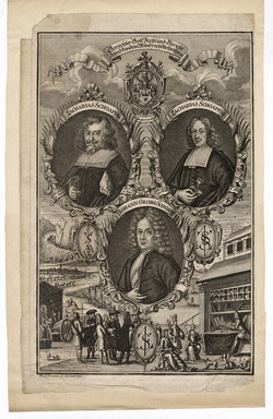 Portrait of Zacharias Schoapp the elder, Zacharias Schoapp the younger and Johann Georg Schoapp
