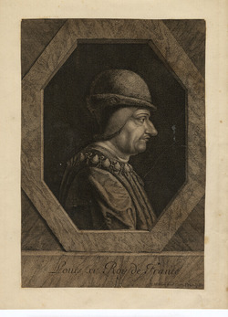 Portrait of Louis XI