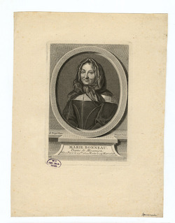 Portrait of Marie Bonneau, Dame de Miramion