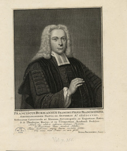 Portrait of F. Burmann