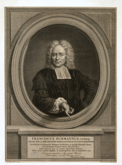 Portrait of F. Burmann