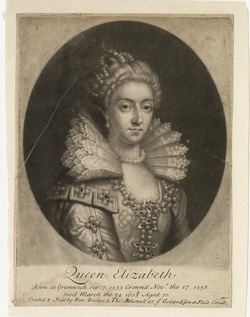 Portrait of Elizabeth I, Queen of England and Ireland