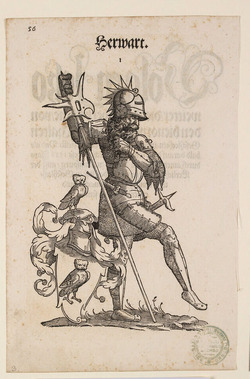 A Man in Armour with the Arms of Herwart