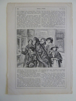 Illustration for 'The two Beauties of the Camberwell Assembly', in 'Once a Week'