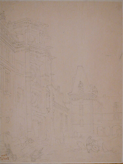 The Château of Blois with the François I wing on the left