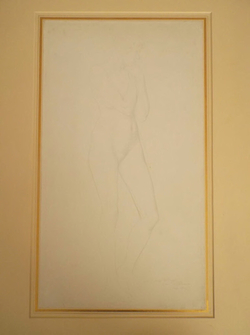 Study of a standing female Nude
