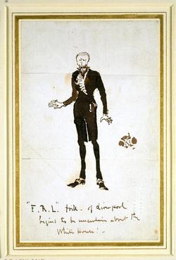 Caricature of F.R. Leyland ('Frill of Liverpool')