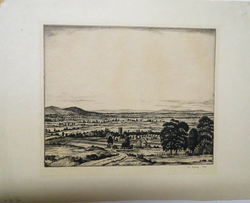 Landscape with valley