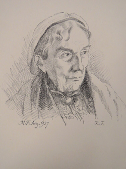 Portrait of M.F., an elderly woman