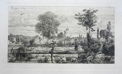 Le Pont de bois, près Vichy
