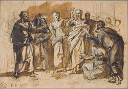 St Paul preaching at Athens