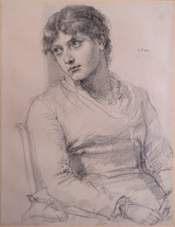 Portrait Study of a young Woman, seated