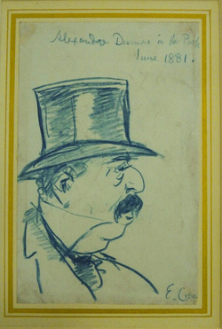 Alexandre Dumas in the Park