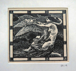 Bookplate for A.G.B. Russell
