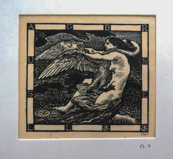 Bookplate for A.G.B. Russell