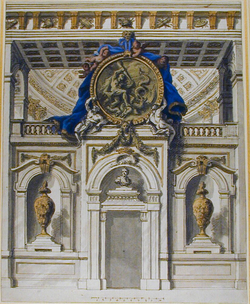 Design for the Saloon at Blenheim Palace