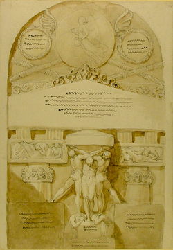 Design for a Tomb Monument