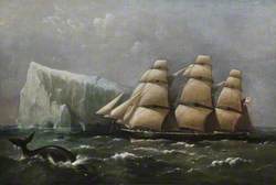‘HMS Scout’ Passing an Iceberg, 4 March 1875 (Captain, Ralph P. Cator)