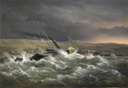 ‘HMS Danube’ Blown on Shore while in Kazatch Bay, Sevastopol, Ukraine, 14 November 1854 (Lieutenant in Command, Ralph P. Cator)