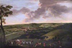 View of Henley-on-Thames, Oxfordshire, with a Hawking Party in the Foreground