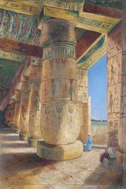 The Temple of Medinet Habu, Egypt